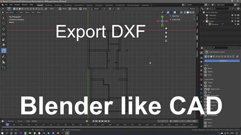 blender dxf export.
